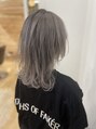 マグサロンギャラリー(Mag salon gallery) ウルフカットの淡い色のデザインカラー◎