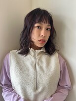 ラトリエ(L'Atelier)&nbsp;ミディアムパーマ/切りっぱなしボブ/ピンクカラー