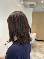 ソイクフ 四条大宮店(SOY-KUFU)&nbsp;大人可愛い◎20代30代40代シアーカラーカールセミロング