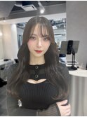 【Euphoria MITSUKI】ゆるふわ韓国くびれヘア×シアーグレージュ
