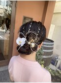 結婚式アレンジ/お呼ばれヘア/成人式セット