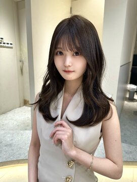 ロンドメリア 天神大名店(Lond Melia) ★前髪カタログこなれミディウェーブパーマイメチェンレイヤー★