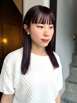 テテ ニコ(tete nico) 【大前晴奈】ルビーカラー/フルバング前髪