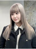 ミルクティーベージュダブルカラーケアブリーチインナーカラー