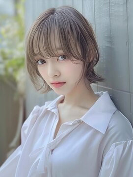 アルトリスト(Altruist Aging×HAIR&SPA) ☆イメチェンピンクベージュアンブレラカラー前髪クールショート