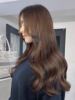ニトバイアンキシム(nit by ahnkism) ミディアムロングレイヤーカットブリーチなしダブルカラー堀江