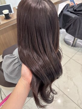 アッシュ 下北沢店(Ash) ほんのりピンクの暗め透明感カラー