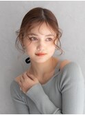 ポニーテルアレンジ