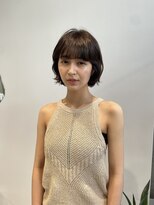 エディット トウキョウ(e.dit tokyo)&nbsp;【e.dit tokyo miu】ボブスタイルショートボブベージュカラー