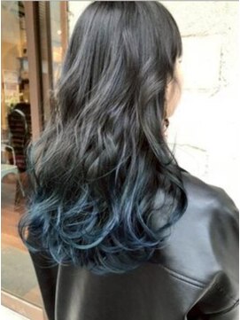 エルメ なんばマルイ(HELME) #インナーカラー　#ブルーカラー