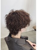 波巻きパーマ