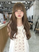 カシェル(cashel kishaba)&nbsp;ブリーチなしダブルカラーの柔らかいベージュ