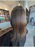 #ハイライト#アッシュグレイ#ダブルカラー#ウルフカット#外はね