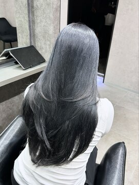 エースヘアー(A.hair) アッシュグレージュ/レイヤーカット/髪質改善