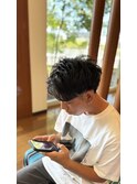 アップバングスタイル