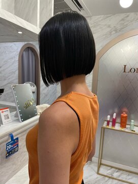 リール 銀座(R'EEL) 暗めカラー/ボブ/顔周り/前髪/レイヤー/髪質改善/縮毛矯正/銀座