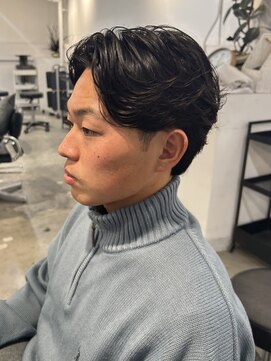 フォト 新宿(foto) メンズ/men's/メンズカット/センターパート/ニュアンスパーマ