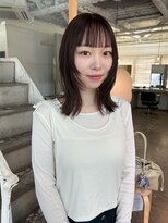 カシェ ナカザキ(CACHE NAKAZAKI)&nbsp;ミディアムレイヤー/レイヤーカット/顔まわりレイヤー