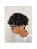 越谷メンズパーマ大人メンズツイストスパイラルパーマ
