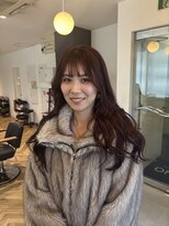エレノア 京橋(Eleanor) ブリーチなしレッドカラー