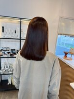クララジャパン ナベシマ(CLALA JAPAN Nabeshima)&nbsp;縮毛矯正　質感ストレート　髪質改善カラー　顔まわり　ブリーチ