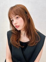 シンス 銀座(since) ミディアムレイヤー/顔周りレイヤー/小顔ヘア/似合わせカット