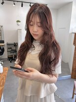 ワク 豊川店(waku)&nbsp;ビンクブラウン　レイヤーカット