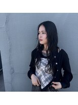 ノード(NODO)&nbsp;黒髪ロングのニュアンスパーマ
