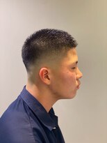 アース 常盤平店(HAIR & MAKE EARTH)&nbsp;【メンズ必見】爽やかベリーショート×フェード風スタイル