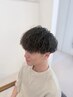 持ち帰り頭皮ケアSet付きメンズパーマ　￥12980