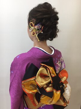 美容室こころ 着物スタイル