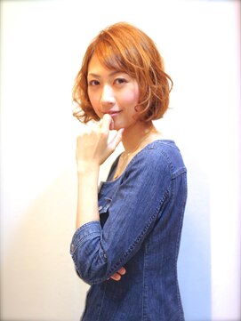 マリーナヘアー(marina hair) 【marina hair　武蔵小杉】ハイトーンカジュアルボブ♪