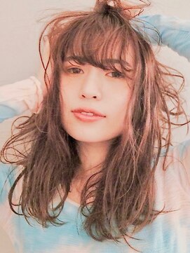 クレア バイ グレープバイン 金沢文庫(CLAIRE by GRAPEVINES) 明るめふんわりセミディ