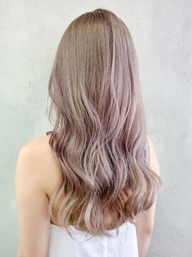 アイティー バイ アルバム 中野店(IT by ALBUM) ピンクブラウン_セミウェットウェーブオリーブカラー_ba305901