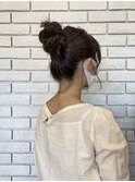 ゆるっとお団子ヘアアレンジ☆