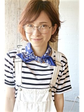 コンビネーション(combination) ショートパーマ 透明感カラー プリカール 根元パーマ 学割U24
