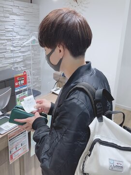 モリオフロムロンドン 松戸店(Morio from London) 【松戸 岩口】ナチュラルブラウンカラーマッシュショート