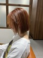 レアワンハナレ センター北美容院(lea/1 HANARE)&nbsp;オイルだけでさらっと決まるbobスタイルも人気です。