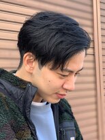 エルマーク 梅田(L-MARK)&nbsp;センターパートニュアンスパーマ韓国カルマパーマコンマヘア