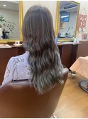 グラデーションカラー【オリーブシルバー】