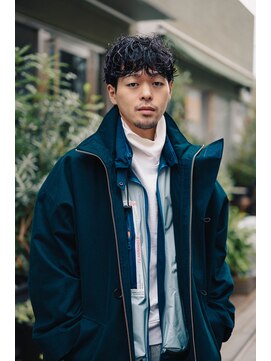 ボンド 三軒茶屋(Bond) メンズマッシュ×ナチュラルパーマ【三軒茶屋 メンズカット】