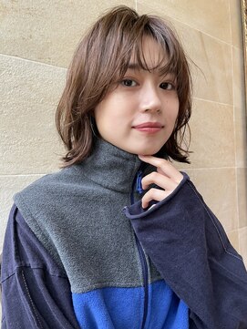 ビュートリアム265(BEAUTRIUM 265) ボブレイヤー・ベージュ・顔周りカット・銀座日比谷20代30代