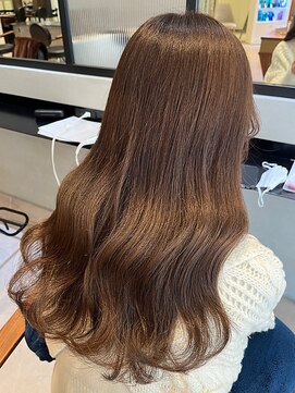 ダブル(W) 韓国風スタイル/透明感カラー/シアーブラウン