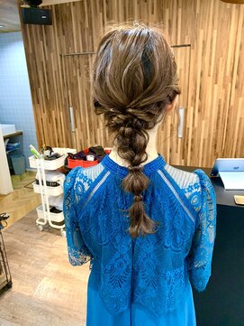 メール(Mer...) 編みおろし☆結婚式ヘア
