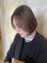 アルボーテルジェ(Art BeAute' ROUGET)&nbsp;韓国風ボブとオリーブベージュカラー＊10代/20代/30代