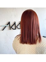 アドナインス(Add9)&nbsp;コーラルピンク　ピンクブロンド　オレンジカラー