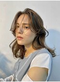 美髪レイヤー　セミロング