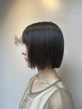 ベルプロッドバイアルター 千葉(bel. prod by aL-ter) 【bel.高野】切りっぱなしボブ