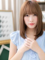 カバーヘア ブリス 大宮西口(COVER HAIR bliss)&nbsp;大人かわいいシースルーバングモカベージュh3大宮20代30代40代