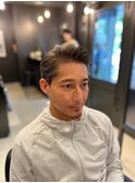 大人外国人風イケオジかきあげサイドパート：大村　大心